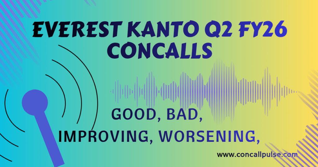 Everest Kanto Q2 FY26 earnings call