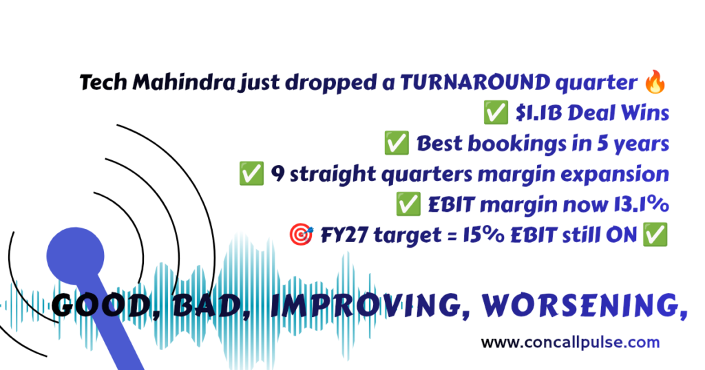 Tech Mahindra Q3 FY26 Concall
