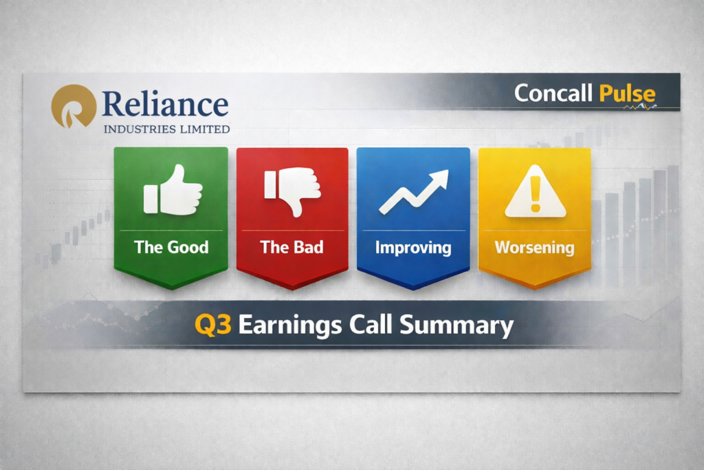 Reliance Q3 FY26 earnings concall highlights