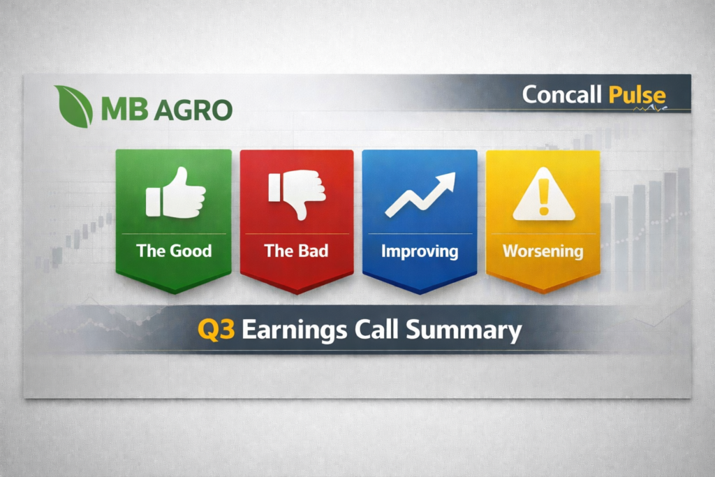 M B Agro Q3 FY26 earnings concall highlights