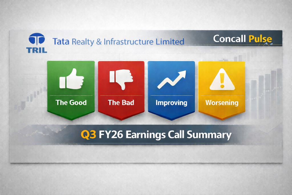 TRIL Q3 FY26 concall highlights